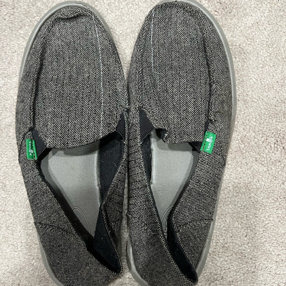 Sanuk Plaid Slip-On Shoes